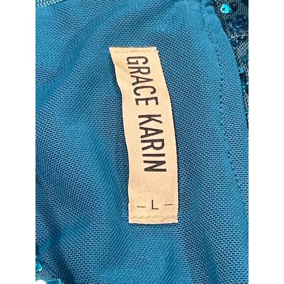 GRACE KARIN Mother of Bride Dresses Large Sequins - Picture 6 of 7